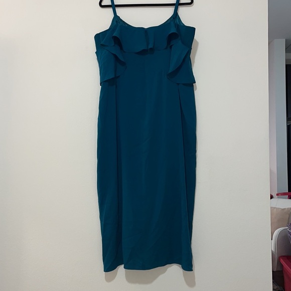 City Chic Flirtation Cocktail Dress in Turquoise SZ 20 NWT - Picture 4 of 5